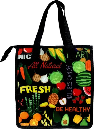 insulated Tote 007, Thermal for Potluck Parties/Picnic/Beach/work/Lunch Bag to Keep Food Hot/Cold - Medium