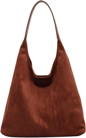 Large Messenger Bag Tote Bags For Women Work Bags Suede Slouchy Bag Handbag Tote Handbag