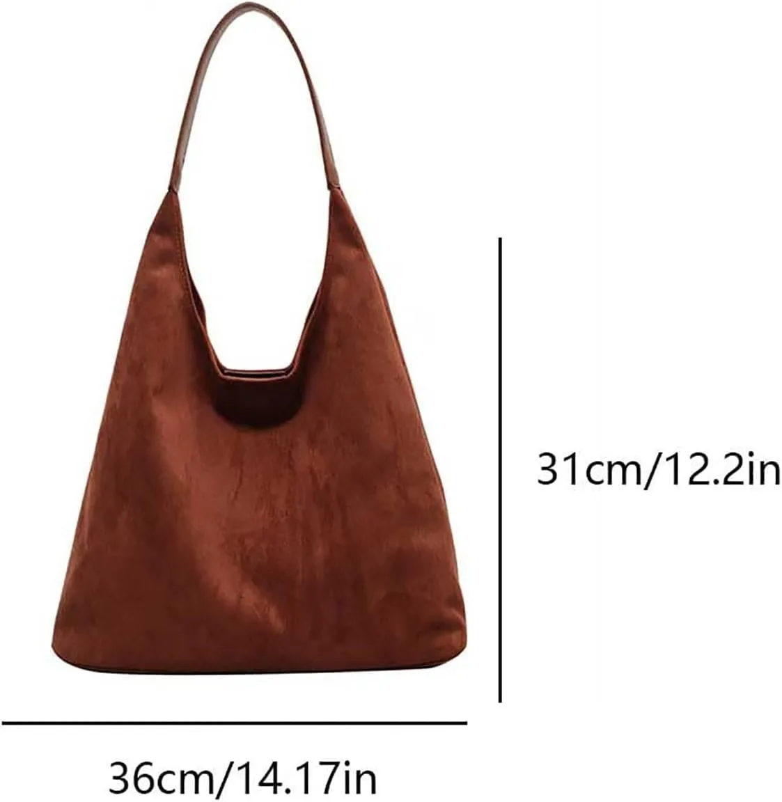 Large Messenger Bag Tote Bags For Women Work Bags Suede Slouchy Bag Handbag Tote Handbag