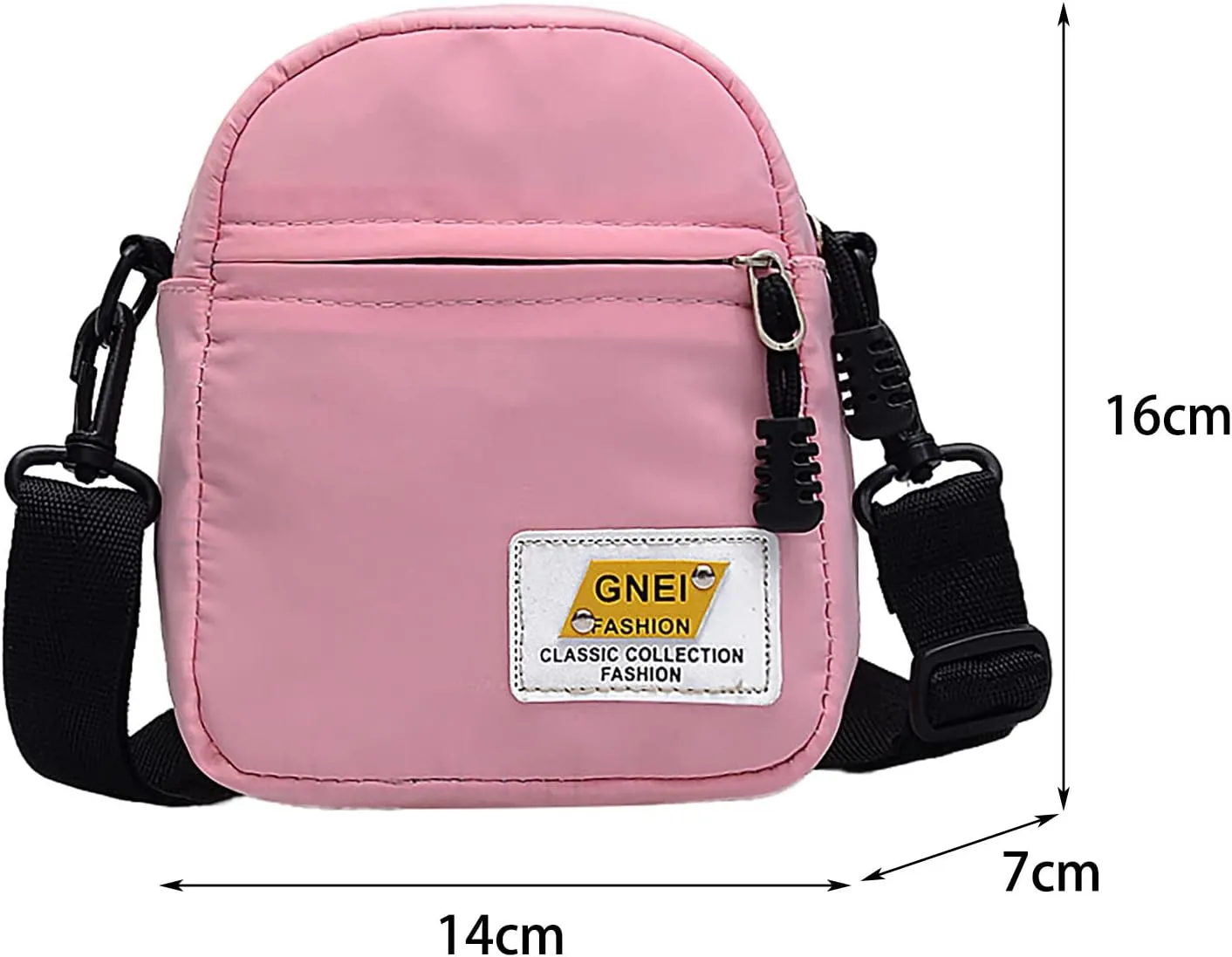 Leather Shoulder Bag for Women 2022 New Korean Fashion Simple Casual One Shoulder Crossbody Nylon (Green, One Size)