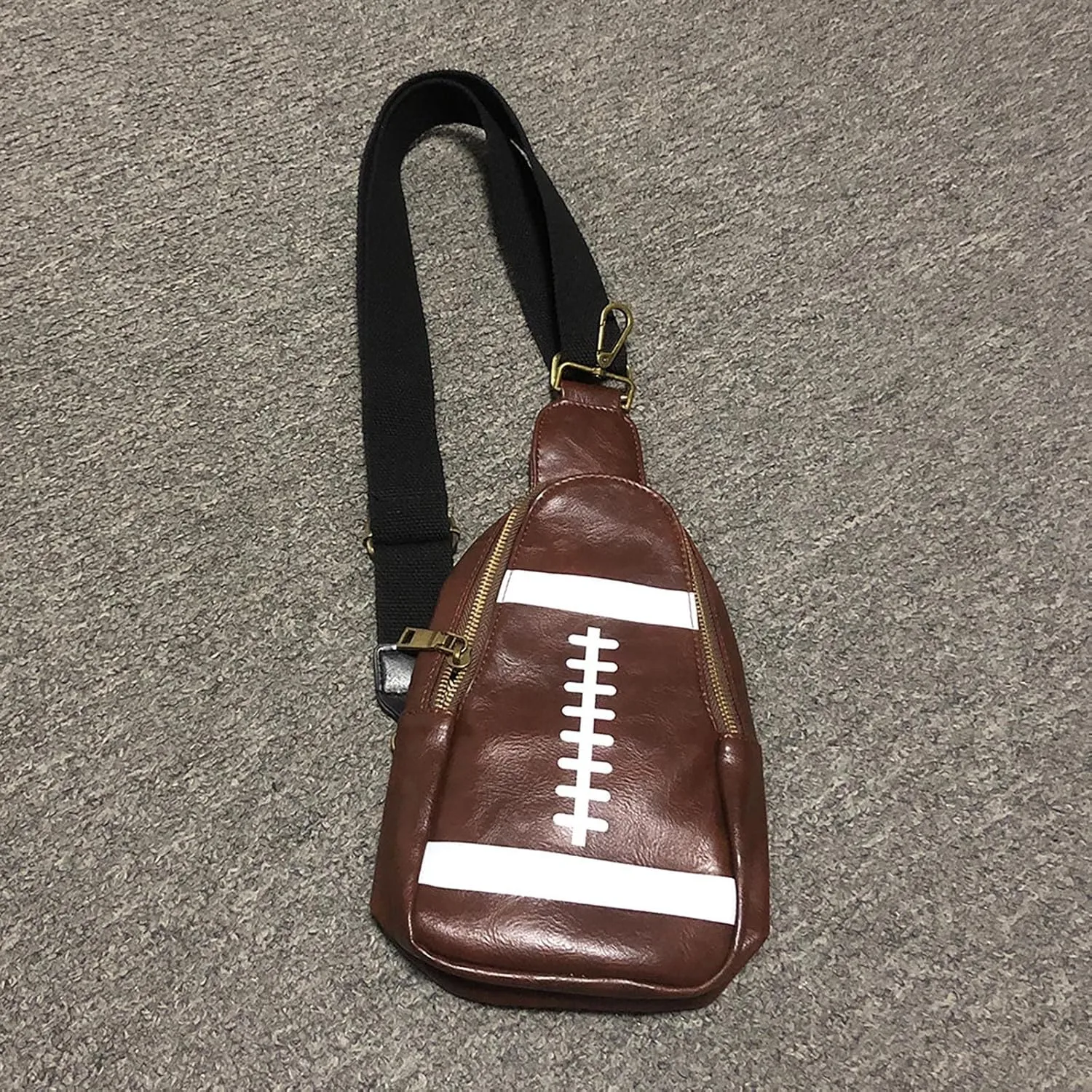 Men Women Baseball Shoulder Bag Chest Bag Sports Baseball Messenger Bags Messenger Satchel Bags for (Yellow, One Size)