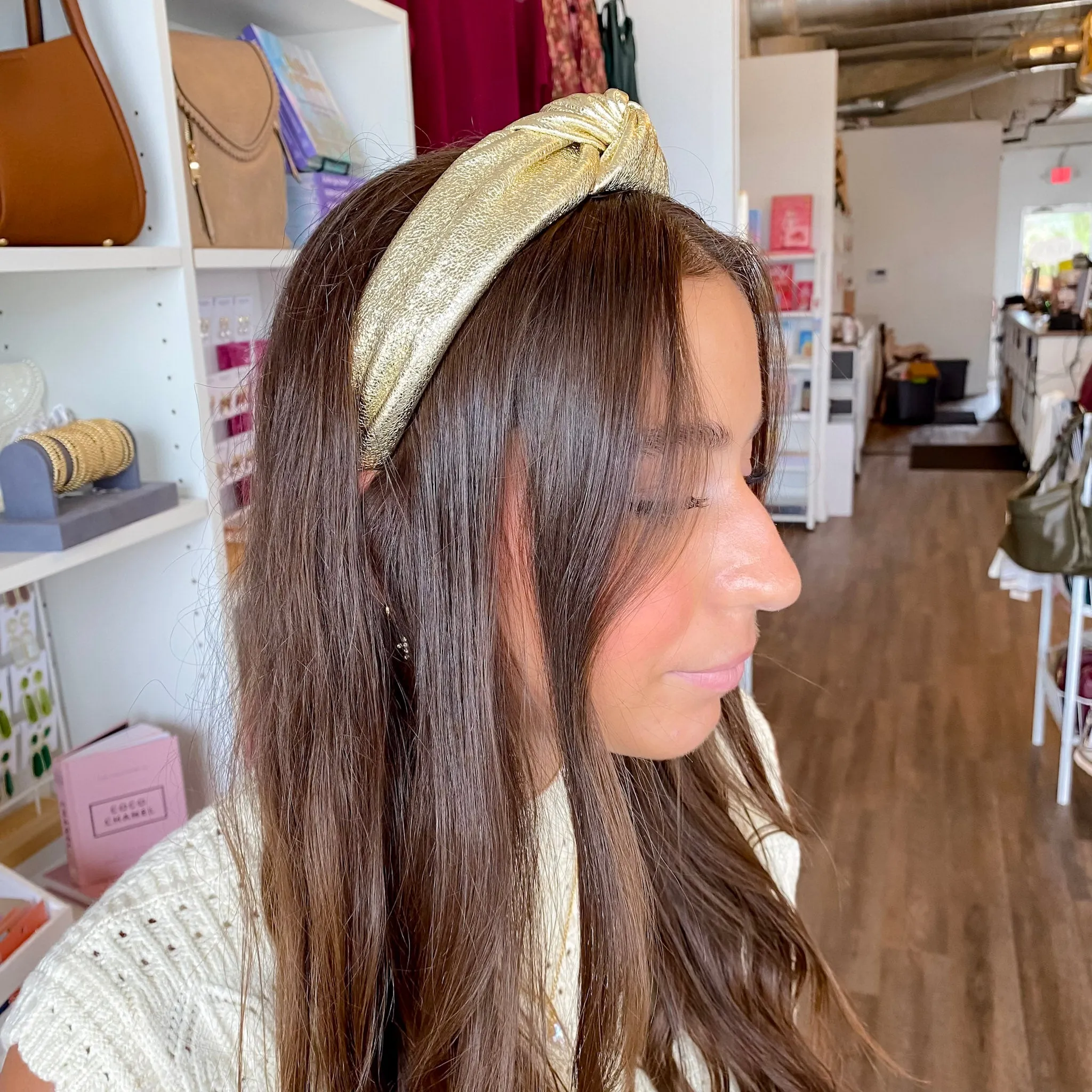 Metallic Knotted Headband