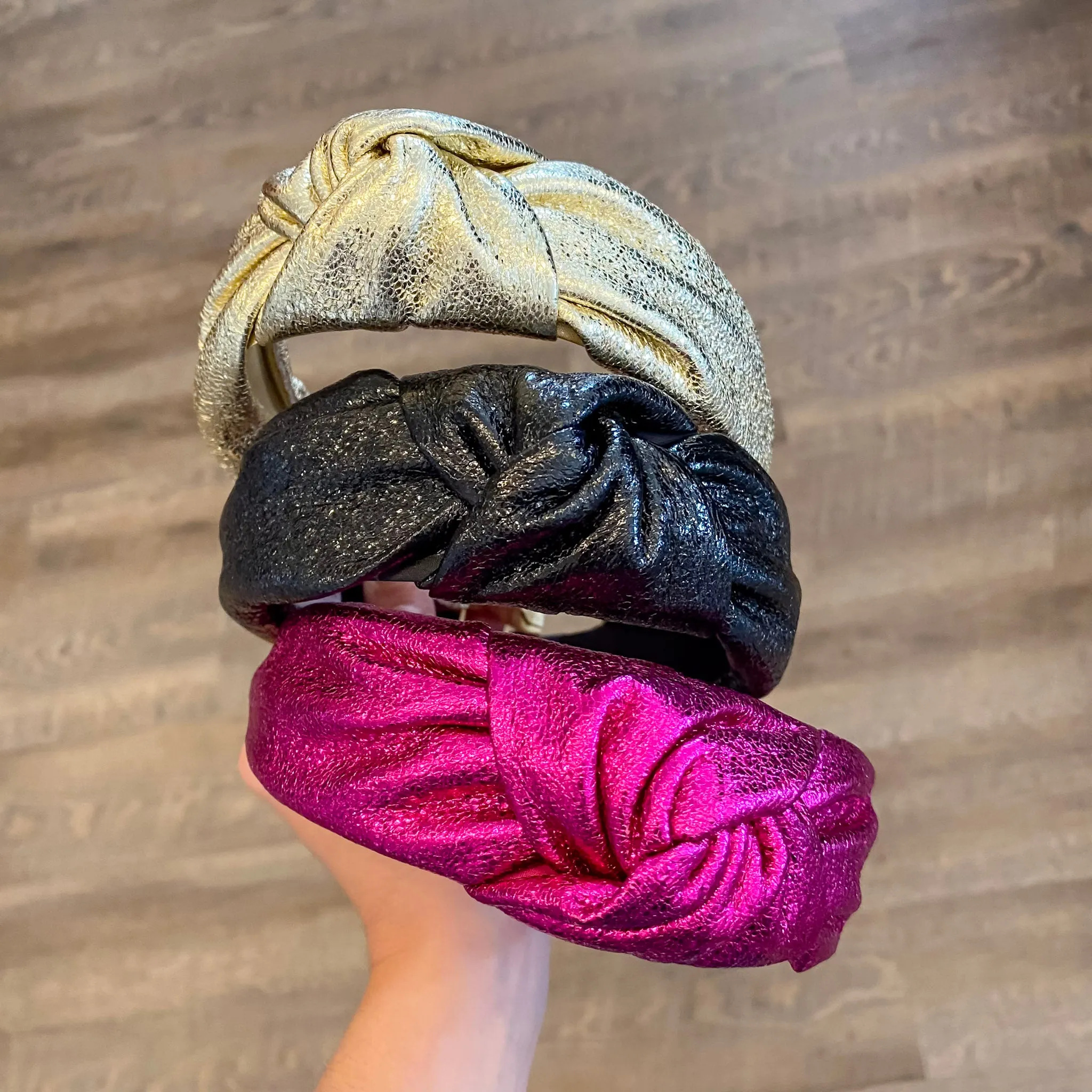 Metallic Knotted Headband