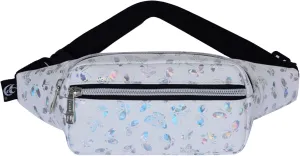 Mini Messenger Bag for Men Leather Waist Bag Outdoor Leisure Travel Waist Mobile Phone Storage Bags (White, One Size)
