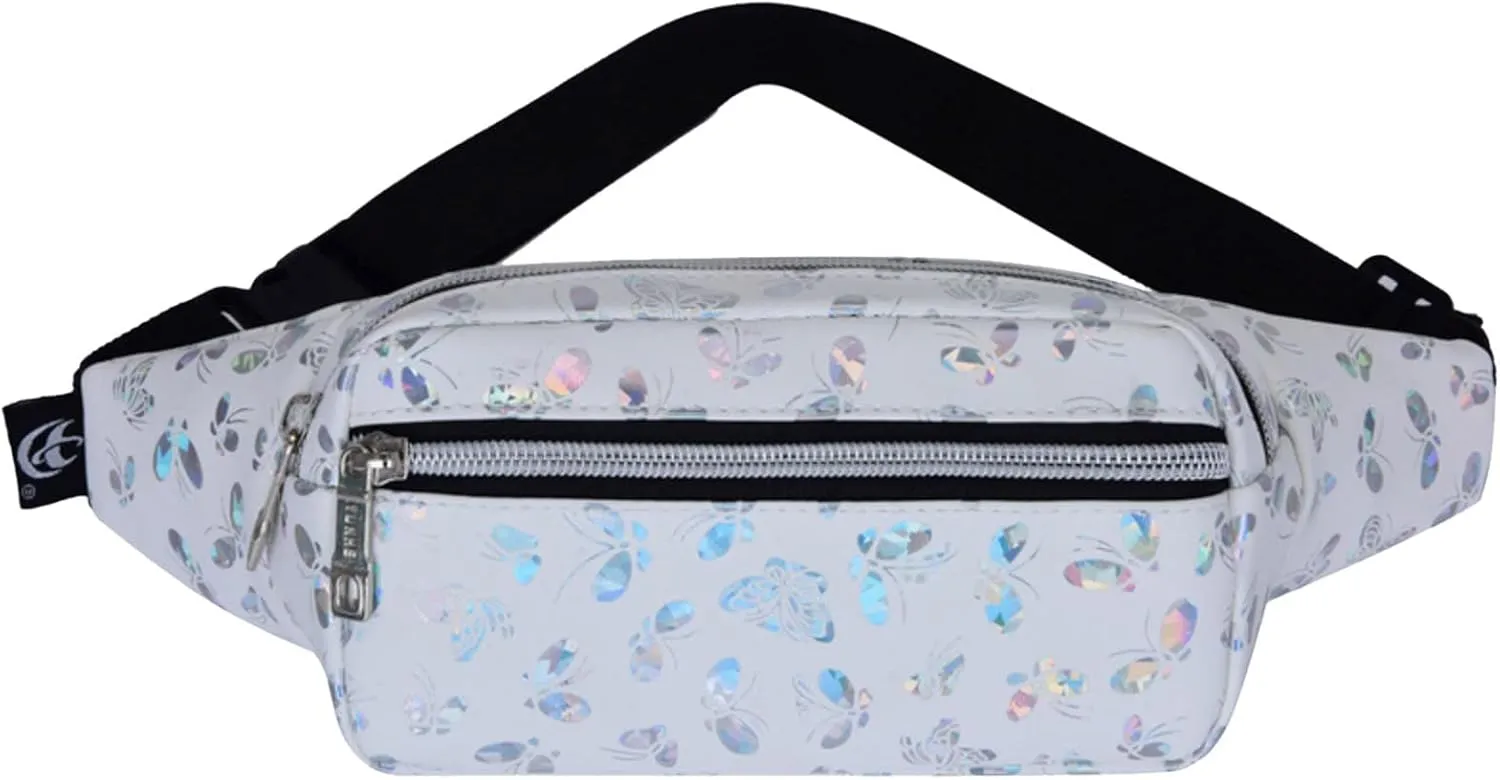 Mini Messenger Bag for Men Leather Waist Bag Outdoor Leisure Travel Waist Mobile Phone Storage Bags (White, One Size)