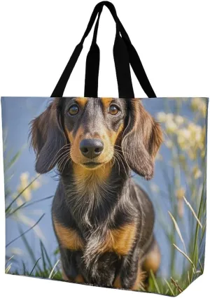 Mother Bear And Cubs Beach Bag Reusable Tote Bag Foldable Grocery Bags Women Shopping Bags for Daily Essentials