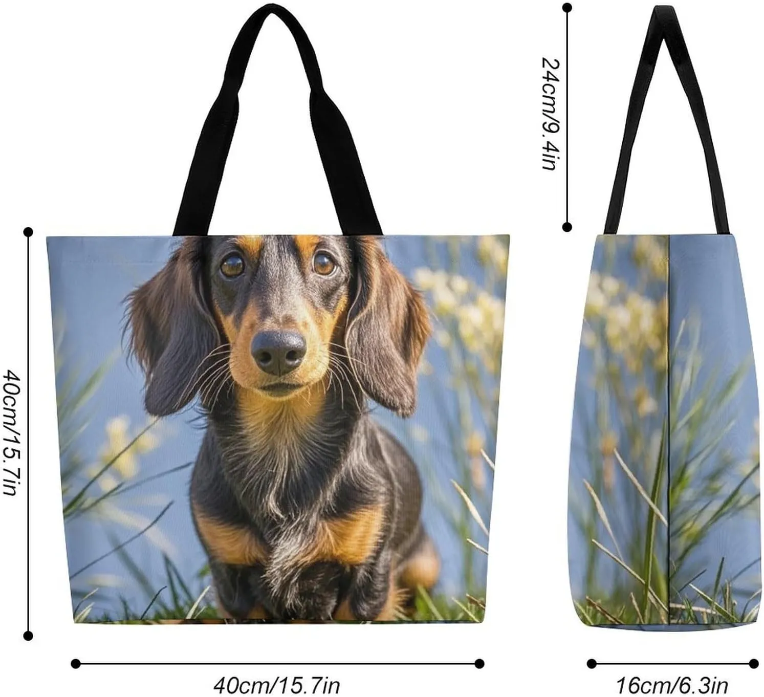Mother Bear And Cubs Beach Bag Reusable Tote Bag Foldable Grocery Bags Women Shopping Bags for Daily Essentials