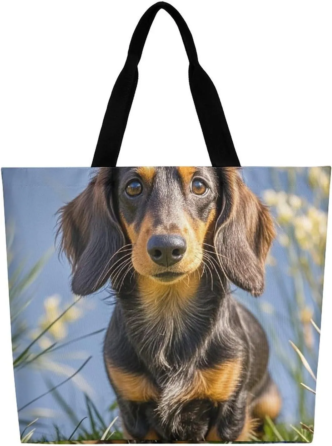 Mother Bear And Cubs Beach Bag Reusable Tote Bag Foldable Grocery Bags Women Shopping Bags for Daily Essentials