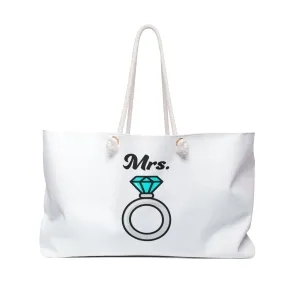 Mrs. Wedding RingWeekender Bag