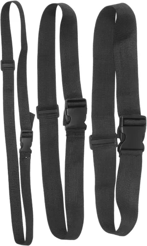 NOLITOY Extender Straps for Fanny Pack 3pcs Adjustable Shoulder Straps Nylon Belt Buckle for Pouches