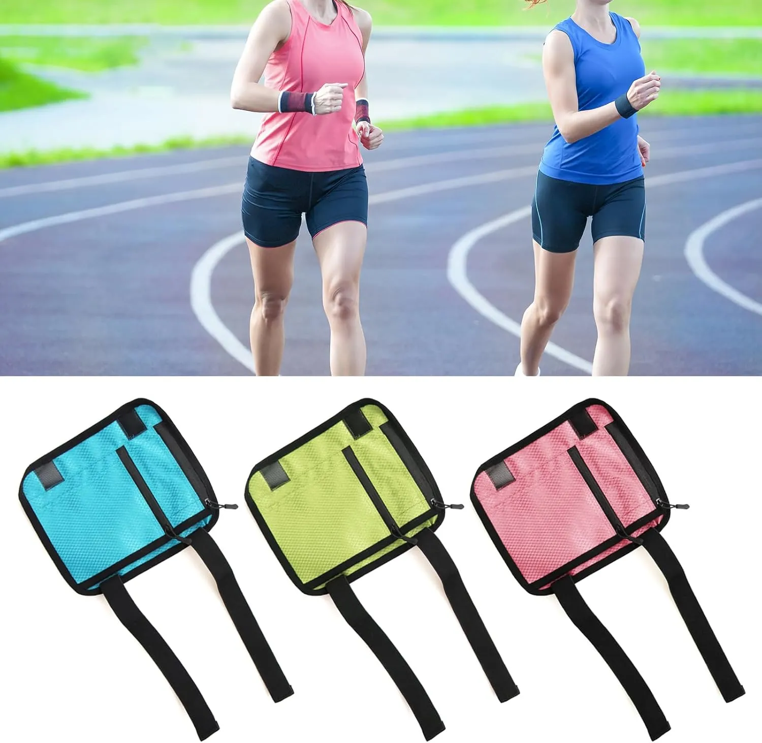 Outdoor Running Sport Invisible Phone Storage Pouches Travel Leg Belt Bag Card Money Wallet Wallet