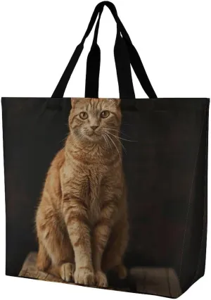Owl And Flower Beach Bag Reusable Tote Bag Foldable Grocery Bags Women Shopping Bags for Daily Essentials