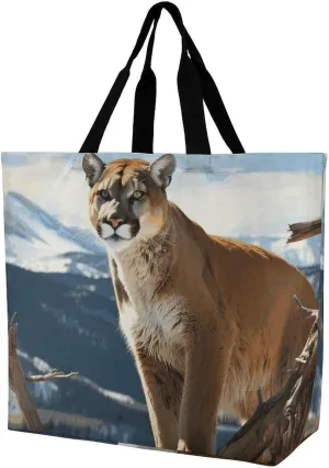 Owl And Flower Beach Bag Reusable Tote Bag Foldable Grocery Bags Women Shopping Bags for Daily Essentials