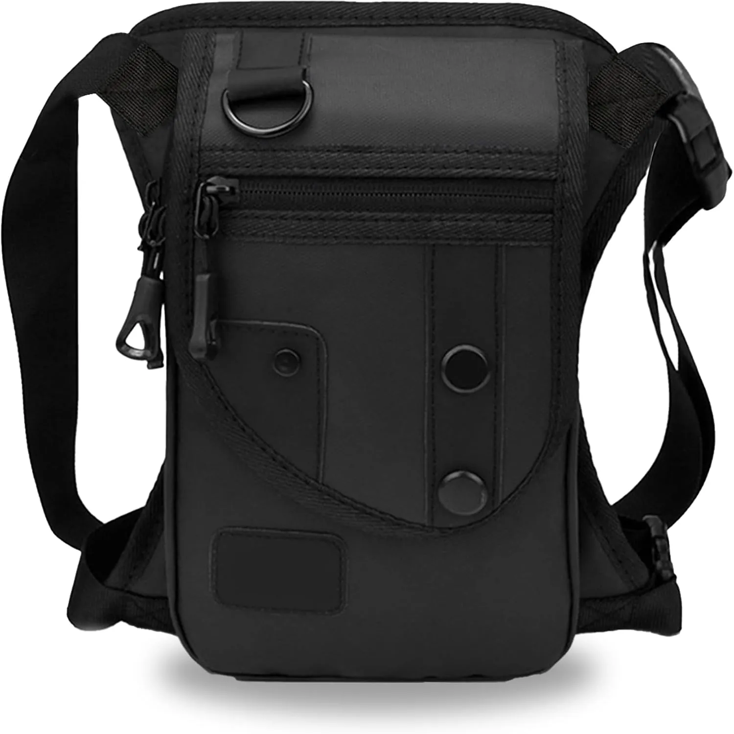 Oxford Thigh Bag for Men Drop Leg Pouch Motorcycle Accessories Water Resistant Hip Bag Leg Fanny Pack for Men Women Gift Black