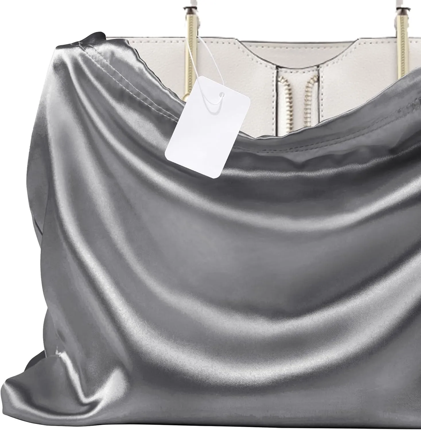 P Pothuiny 2 Pcs Satin Dust Bags for Handbags