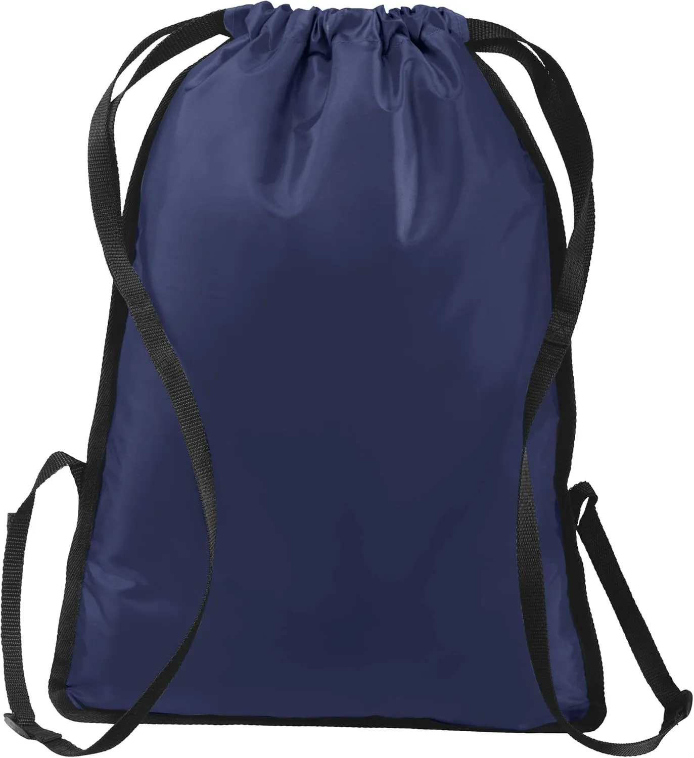 Personalized Cinch Bag with Zipper - True Royal/Black Custom Bag for Women | Small Gym Drawstring Bag | Promotional Items with Your Logo and Design