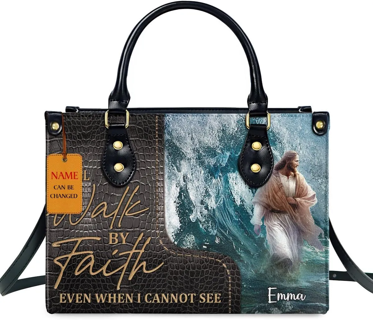 Personalized Leather Handbags For Woman - Christmas Gifts For Women - Christian Gifts