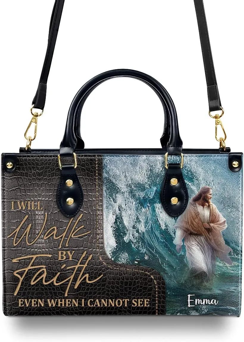 Personalized Leather Handbags For Woman - Christmas Gifts For Women - Christian Gifts