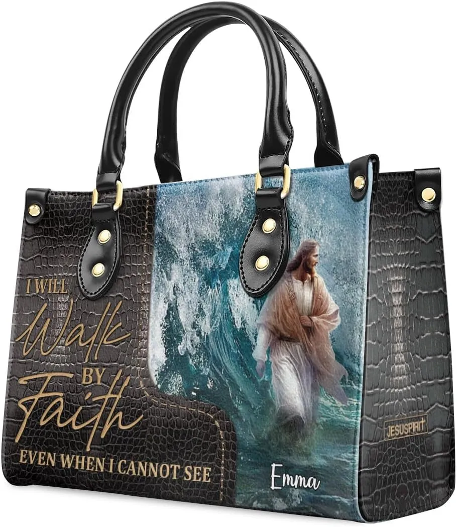 Personalized Leather Handbags For Woman - Christmas Gifts For Women - Christian Gifts