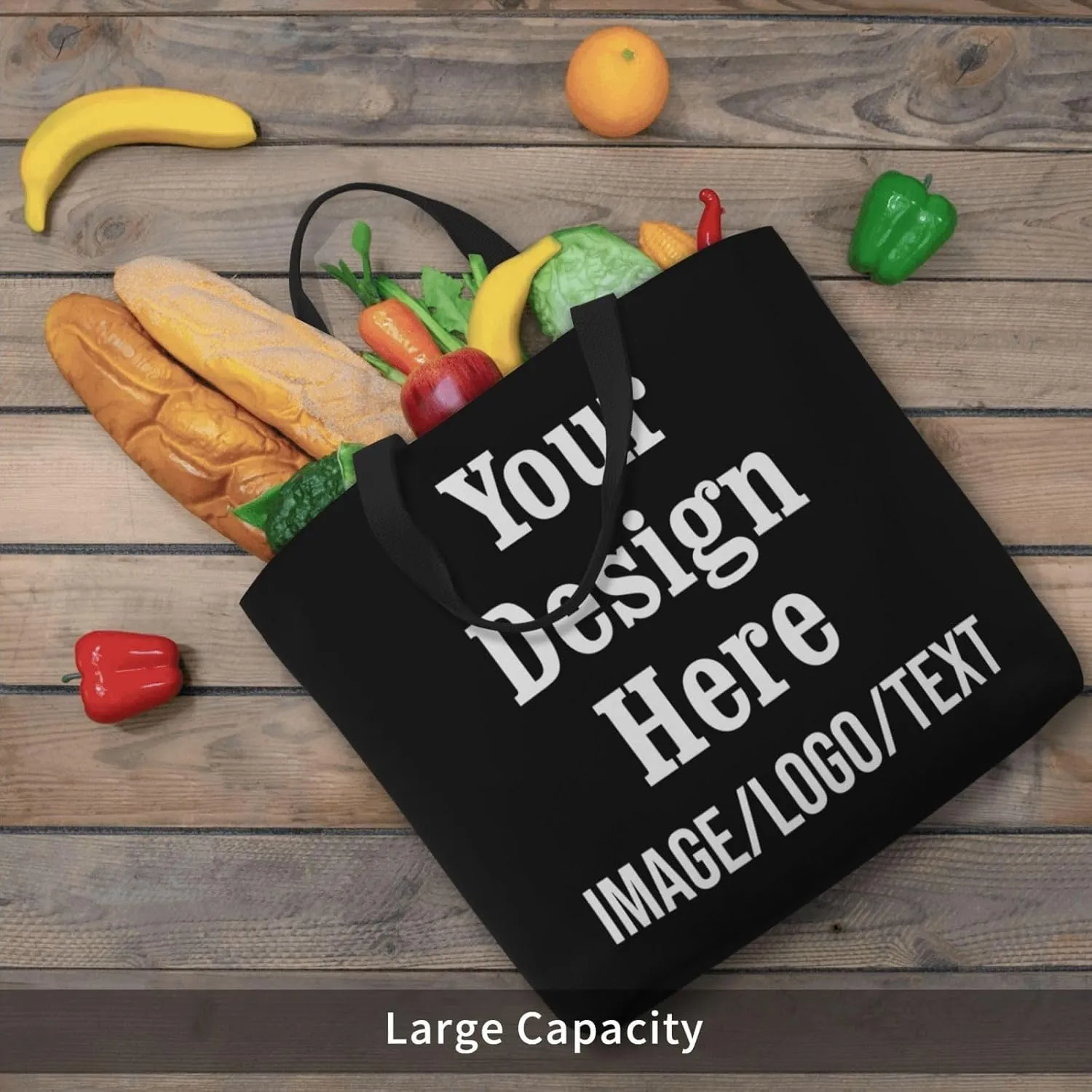 Personalized Tote Bag Custom Tote Bags with Logo Design Your Own Image Custom Bag