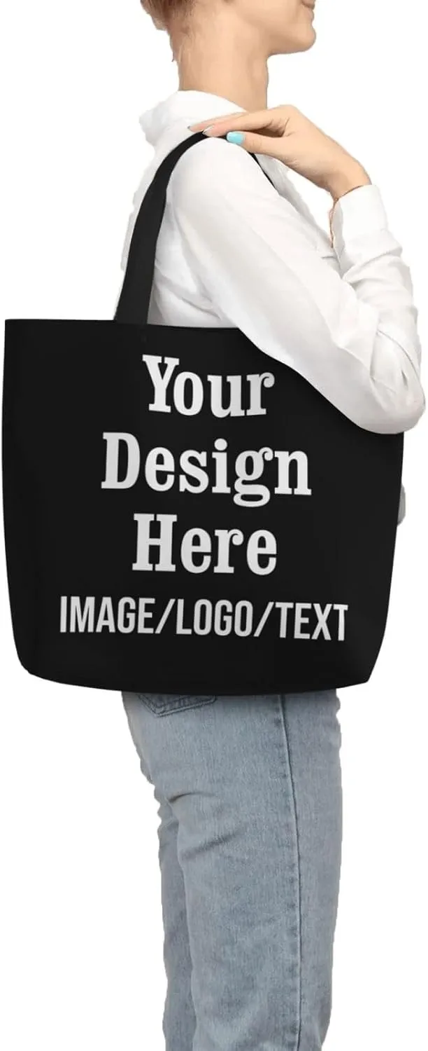 Personalized Tote Bag Custom Tote Bags with Logo Design Your Own Image Custom Bag