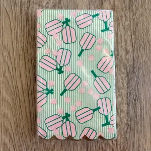 Pickleball Stripe Paper Guest Towel Packs