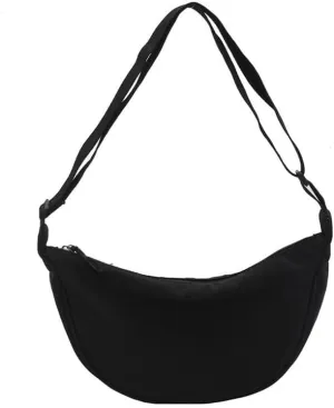 Portable Casual Hobos Chest Bag Cute Purse Canvas Crossbody Bags for Women