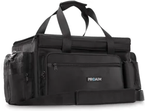 PROAIM Cine Cube Bag for Camera Gear, Photographer, Videographer Videomakers. Solid & Spacious, Removable Pouches, 4 Clear Pockets & Back Slate Pocket. Bottle Holder, Waterproof   Sling (P-CBCC-01)