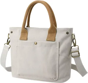 Puffer Tote Bag Casual Canvas Bags Womens Retro Solid Color Square Bag Simple Handbag Messenger Totes For Outdoor