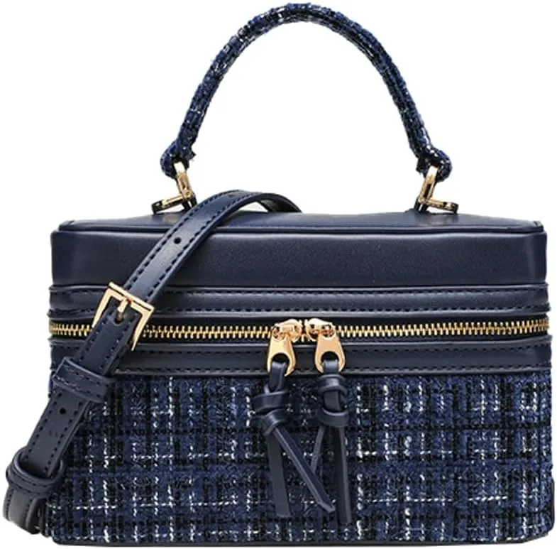 Retro Shoulder Handbags For Women Lunch Box Bag with Strap Quilted Crossbody Purse Designer Satchels 2025