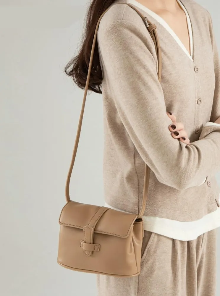 Rungion Casual Crossbody Bags for Women Soft Vegan Leather Phone Purses Small Cute Ladies Shoulder Handbags Satchels