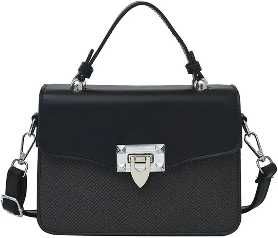 Rungion Casual Trendy Handbag Purses for Women Vegan Leather Small Y2k Crossbody Bag Ladies Party Shoulder Satchels 2025