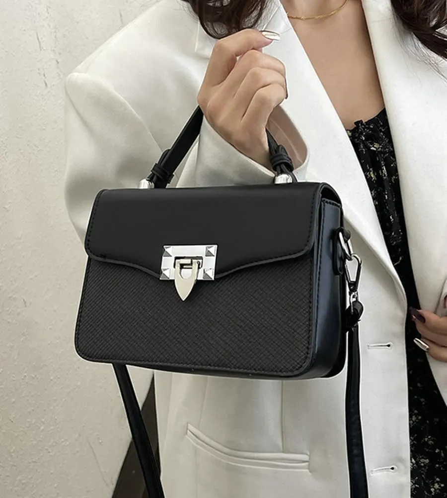 Rungion Casual Trendy Handbag Purses for Women Vegan Leather Small Y2k Crossbody Bag Ladies Party Shoulder Satchels 2025
