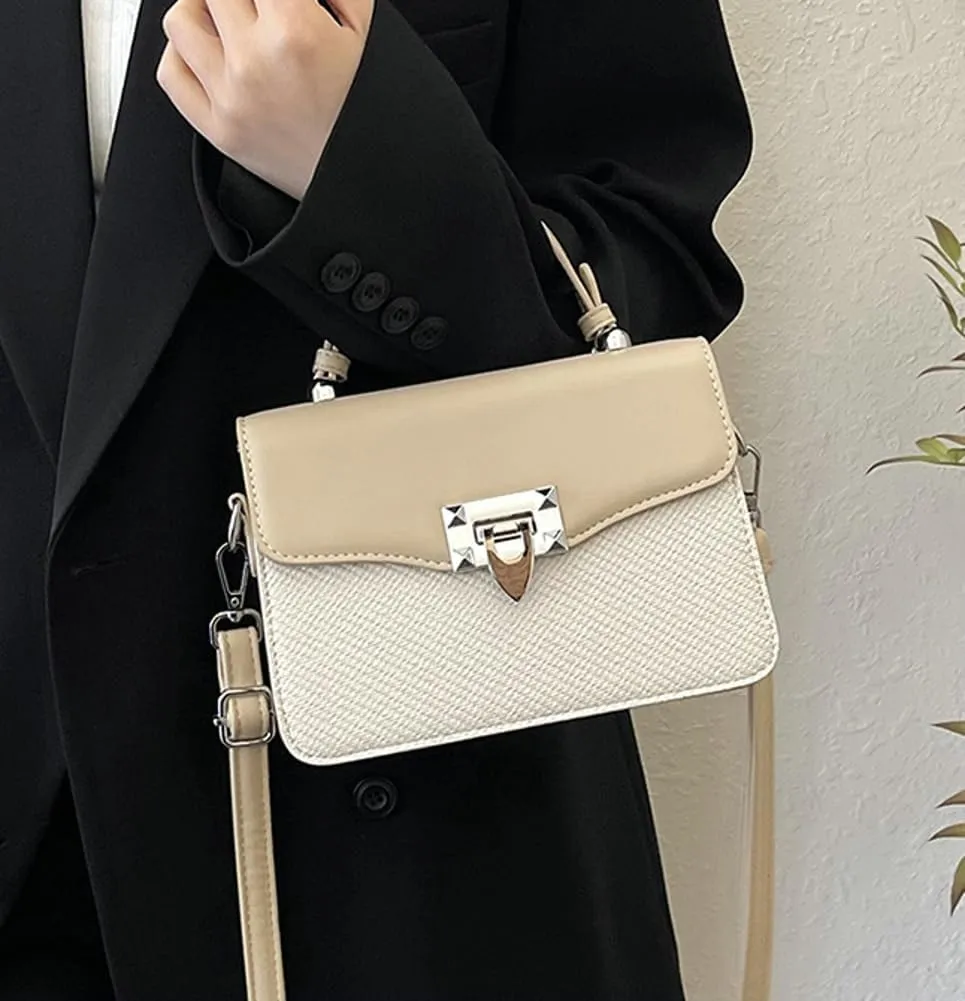 Rungion Casual Trendy Handbag Purses for Women Vegan Leather Small Y2k Crossbody Bag Ladies Party Shoulder Satchels 2025