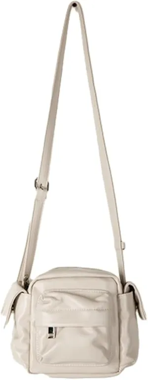 Rungion Small Y2k Crossbody Bag for Women Soft Vegan Leather Shoulder Purses Multi pocket Handbags Trendy Satchels