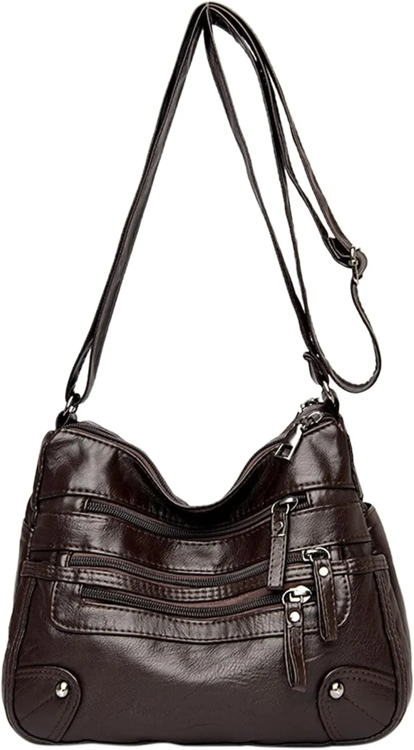 Shopper Handbag Travel Purse Women Soft Leather Shoulder Bags Layer Classic Crossbody Bag Luxury Designer Handbag
