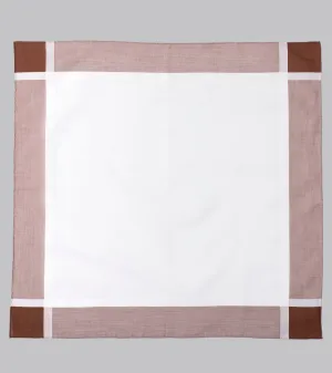 Simonnot Godard Arlequin Handkerchief Chocolate