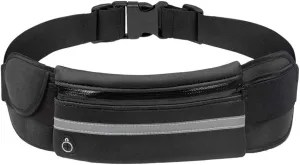 Slim Running Belts for Women, Waterproof Fanny Pack for Men,Phone Holder for Running,Reflective Waist Bag,Runners Belt Pouch,Money Belt,Waist Pack for Travel Camping Running Workout