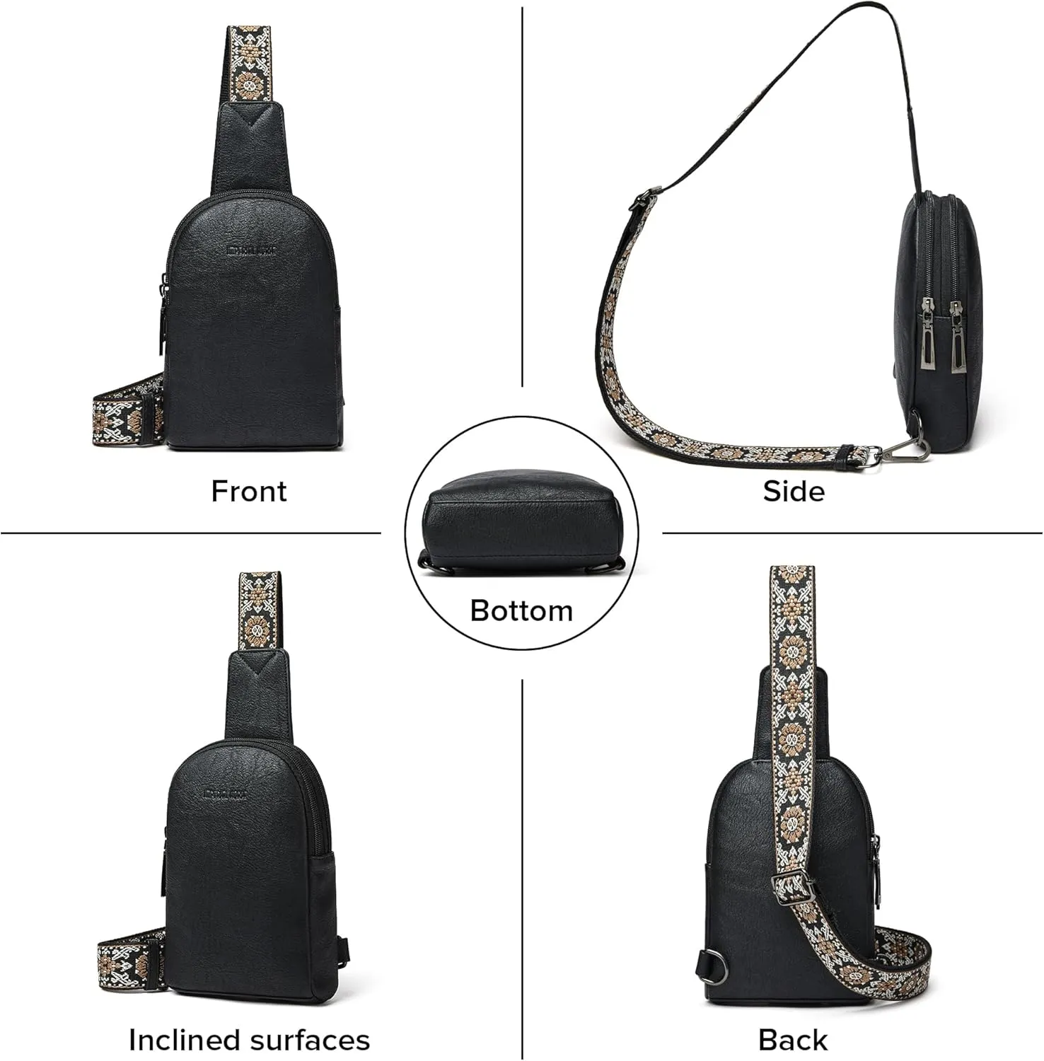Sling Bag for Women - Crossbody & Fanny Pack for Shopping Travel