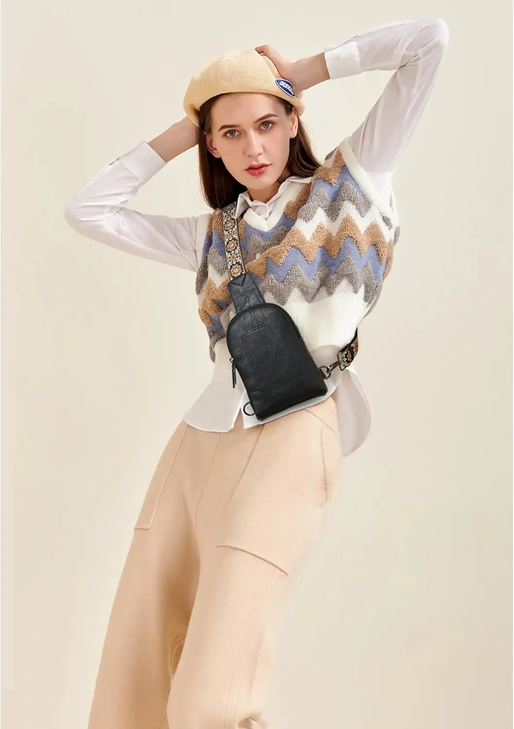 Sling Bag for Women - Crossbody & Fanny Pack for Shopping Travel