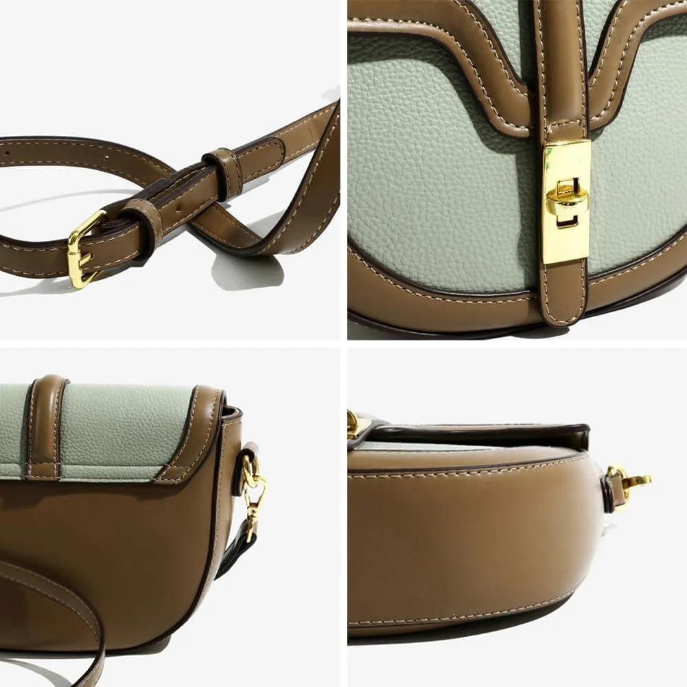 Small Colorblock Clutch Purses for Women Trendy Vegan Leather Crossbody Shoulder Bag Tote Handbags Satchels 2025