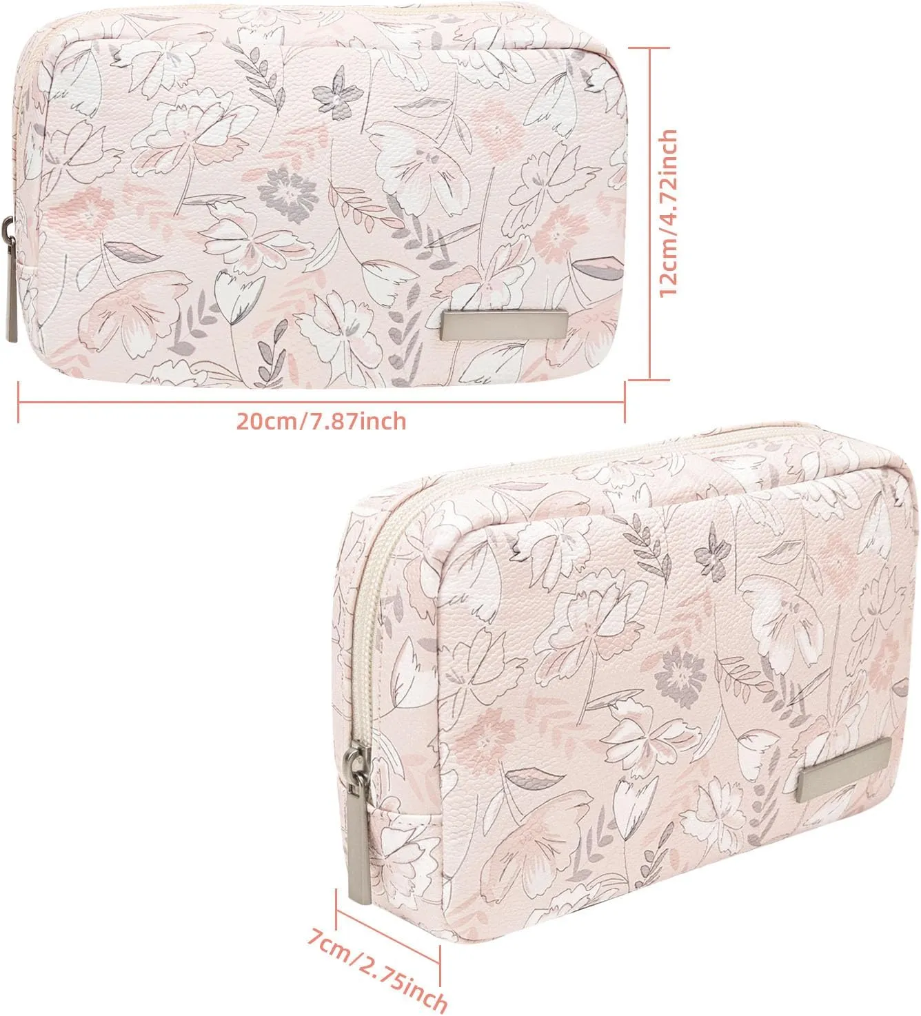 Small Makeup Bag for Purse, Mini Cosmetic Bag for Wemon, Purse Organizer Pouches for Travel