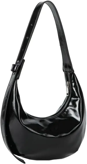 Soft Vegan Leather Shoulder Bag for Women Small Crossbody Tote Bag Ladies Casual Dumpling Handbags Satchels