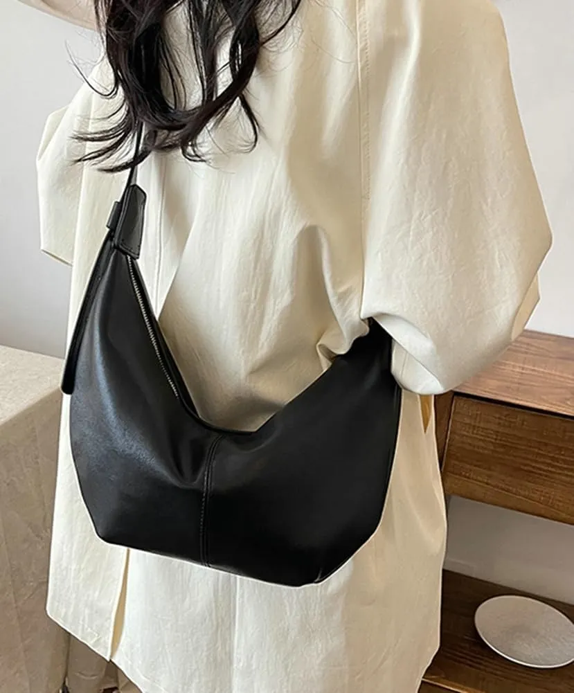 Soft Vegan Leather Shoulder Crossbody Bag for Women Small Dumpling Tote Purses Ladies Vintage Handbags Satchels