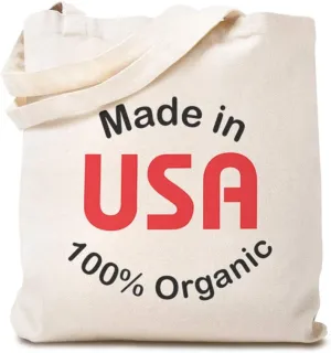 Speedy Pros Canvas Tote Bag for Women Made in Usa 100% American Beach Bags for Women