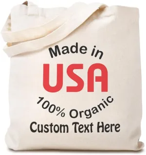 Speedy Pros Canvas Tote Bag for Women Made in Usa 100% American Beach Bags for Women