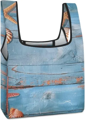 Things on The Ground Tote Bag Reusable Shopping Handbag Washable Foldable Grocery Tote for Picnic Shopping