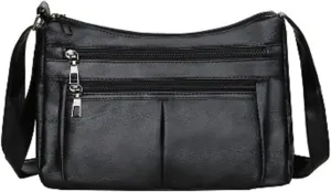 Tote Bag For Women Casual Leather Retro Shoulder Bags Versatile Cross Body Handbags For Shopping Travel Essential Q