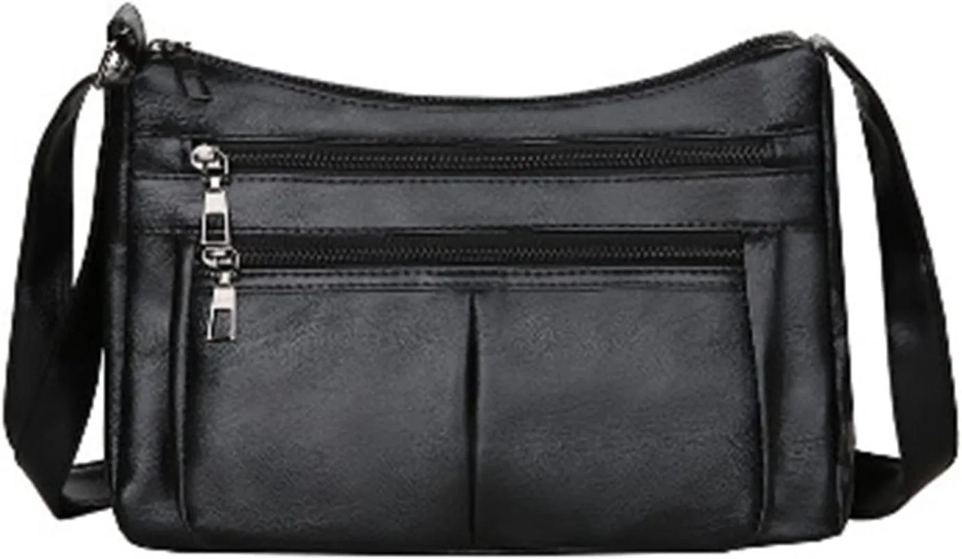 Tote Bag For Women Casual Leather Retro Shoulder Bags Versatile Cross Body Handbags For Shopping Travel Essential Q