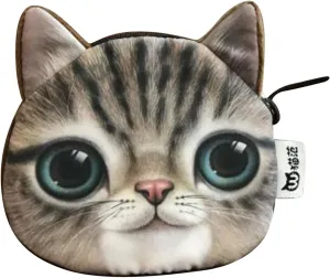 Tote Bag For Women Cat Animal Pattern Purse Mini Small Purse Fashion Wallet Card Holder Purse For Daughter Birthday C